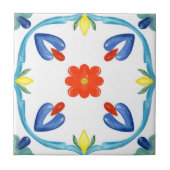 Middellandse-tegels, majolica, Siciliaanse stijl Tegeltje (Voorkant)