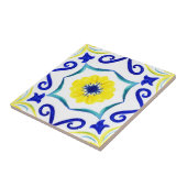 Middellandse-tegels, majolica, Siciliaanse stijl Tegeltje (Zijkant)