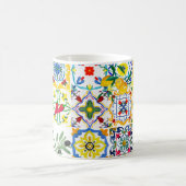 Middellandse-tegels, olijven, Spaanse peper, citro Koffiemok (Center)