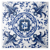 Middellandse-tegels, Siciliaanse tegels, majolica Tegeltje (Voorkant)