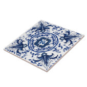 Middellandse-tegels, Siciliaanse tegels, majolica Tegeltje (Zijkant)