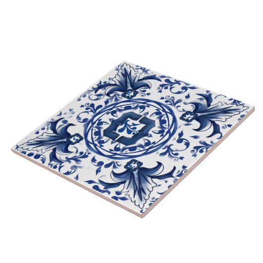 Middellandse-tegels, Siciliaanse tegels, majolica Tegeltje (Zijkant)