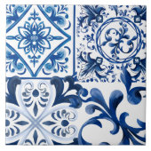 Middellandse-tegels, Siciliaanse tegels, majolica Tegeltje (Voorkant)