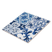 Middellandse-tegels, Siciliaanse tegels, majolica Tegeltje (Zijkant)