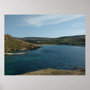 Middellandse-Uitzicht afdrukken Poster