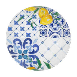 Middellandse Zee,Amalfi-stijl,eenvoudige vierkante Snijplank