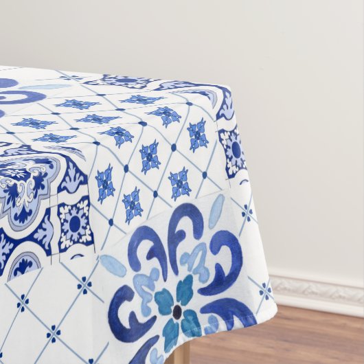 Middellandse Zee,Amalfi-stijl,eenvoudige vierkante Tafelkleed (Voorbeeld)