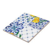 Middellandse Zee,Amalfi-stijl,eenvoudige vierkante Tegeltje (Zijkant)