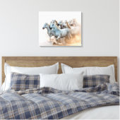 Middellandse Zee bij zonsopgang Canvas Afdruk (Insitu (Slaapkamer))