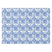 Middellandse Zee,Blauwe bloemen Tafelkleed (Voorkant (Horizontaal))