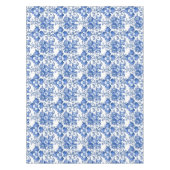 Middellandse Zee,Blauwe bloemen Tafelkleed (Voorkant)