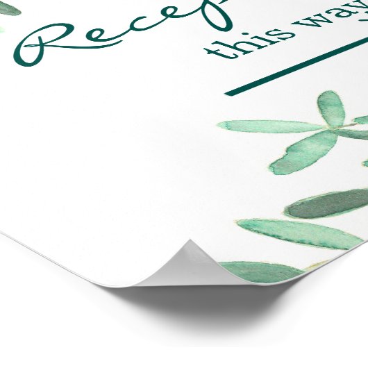 Middellandse Zee | Bodemafdruk Poster (Hoek)