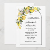 Middellandse Zee Citroen Geel Citroengeel Kaart (Voorkant / Achterkant)