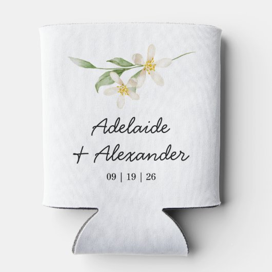 Middellandse Zee Citroen Huwelijk Blikjeskoeler (Achterkant)