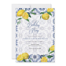 Middellandse Zee | Citroen | Uitnodigingen voor vo