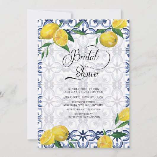 Middellandse Zee | Citroen | VRIJGEZELLENFEEST Kaart (Voorkant)