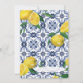 Middellandse Zee | Citroen | VRIJGEZELLENFEEST Kaart (Achterkant)