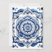 Middellandse Zee | citruscitroen | Baby shower Inv Kaart (Achterkant)