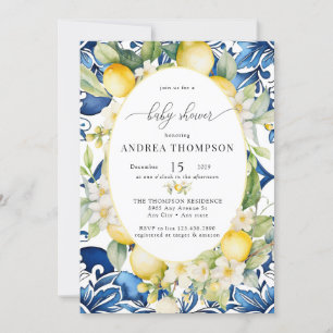 Middellandse Zee   citruscitroen   BABY SHOWER Kaart