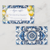 Middellandse Zee | citruscitroen | Luierloof Informatiekaartje (Voorkant / Achterkant)