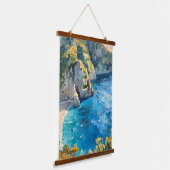 Middellandse Zee Hangend Wandkleed (Gebogen)
