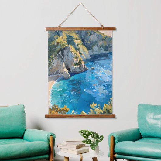 Middellandse Zee Hangend Wandkleed (Woonkamer)