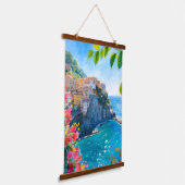 Middellandse Zee Hangend Wandkleed (Gebogen)