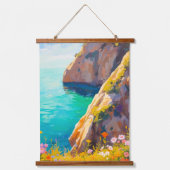 Middellandse Zee Klif Hangend Wandkleed (Voorkant)