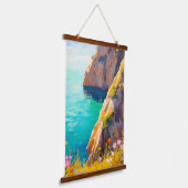 Middellandse Zee Klif Hangend Wandkleed (Gebogen)