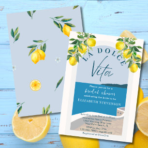 Middellandse Zee Kust La Dolce Vita Bruidsdouche Kaart