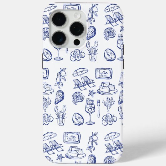 Middellandse Zee Leven Overzicht Case-Mate iPhone Case (Achterkant)