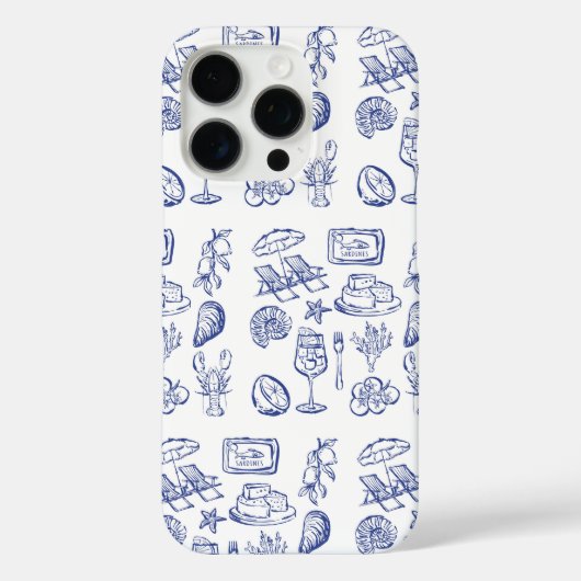 Middellandse Zee Leven Overzicht Case-Mate iPhone Case (Achterkant)