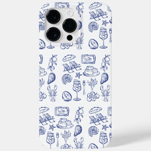 Middellandse Zee Leven Overzicht Case-Mate iPhone Case (Achterkant)