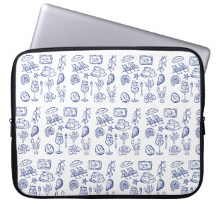 Middellandse Zee Leven Overzicht Laptop Sleeve