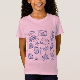 Middellandse Zee Leven Overzicht T-shirt