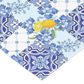 Middellandse Zee,majolica,tegel-tafellade Korte Tafelloper (Hoek)