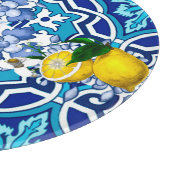 Middellandse Zee,majolica,tegels,citroenen,citrusv Snijplank (Hoek)