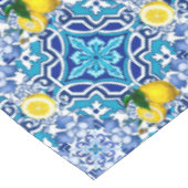 Middellandse Zee,majolica,tegels,citroenen,citrusv Tafelkleed (Gekanteld)