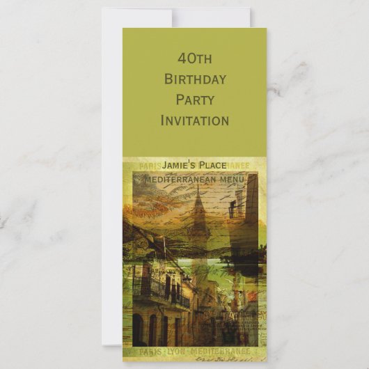 Middellandse Zee Mélange Kaart (Achterkant)