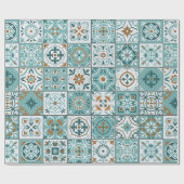Middellandse Zee naadloos patroon van Marokkaanse  Cadeaupapier (Vlak)