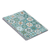 Middellandse Zee naadloos patroon van Marokkaanse  Notitieboek (Rechterzijde)