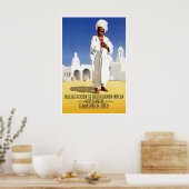 Middellandse Zee Reisposter Midden-Oosterse Kunst Poster (Keuken)