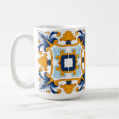 Middellandse Zee,Siciliaanse tegels,citroenen Koffiemok (Links)