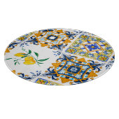 Middellandse Zee,Siciliaanse tegels,citroenen Snijplank (Hoek)