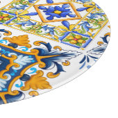 Middellandse Zee,Siciliaanse tegels,citroenen Snijplank (Hoek)