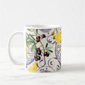 Middellandse Zee,Toscaanse stijl,olijven,patroon Koffiemok (Links)