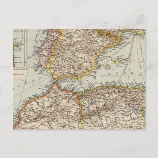 Middellandse-Zee W Briefkaart (Voorkant)