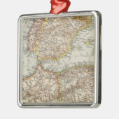 Middellandse-Zee W Metalen Ornament (Links)