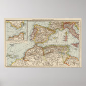 Middellandse-Zee W Poster (Voorkant)