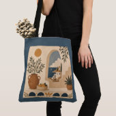 Middellandse Zee Window Tote Tas (Dichtbij)